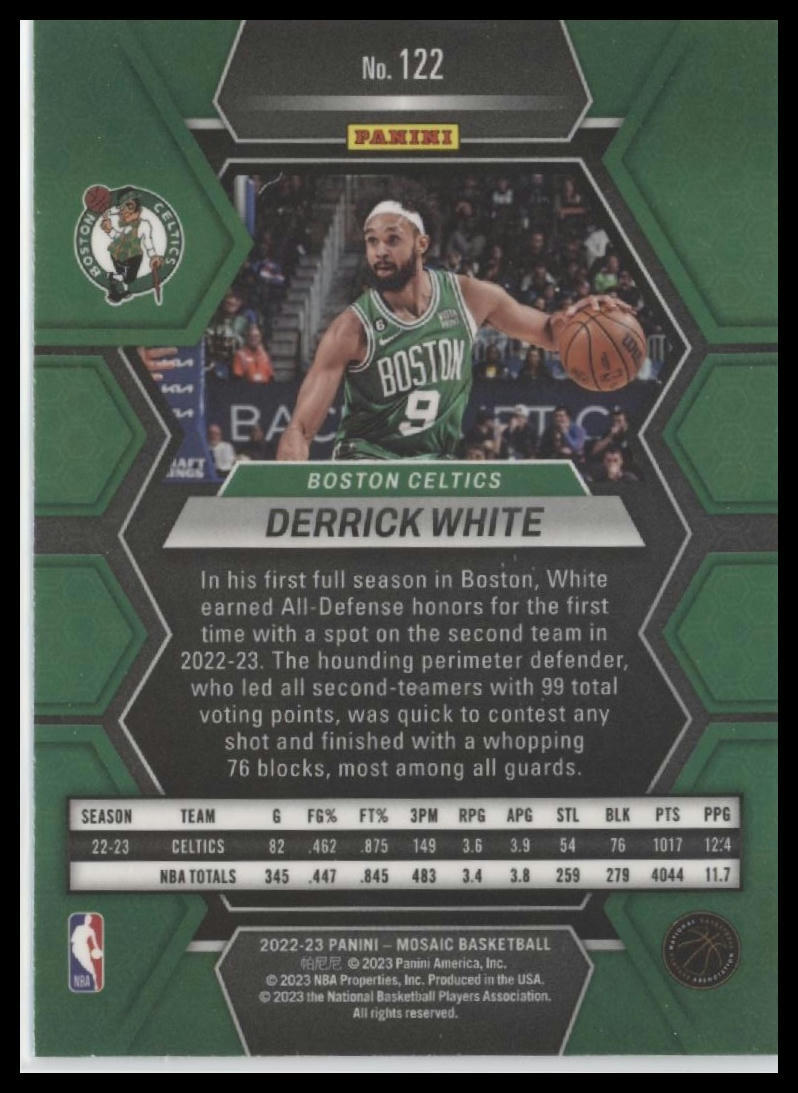 2022-23 Panini Mosaic #122 Derrick White