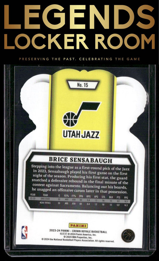 2023-24 Panini Crown Royale #15 Brice Sensabaugh