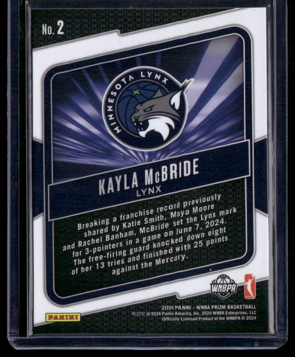 2024 Panini Prizm WNBA #2 Kayla McBride Fearless