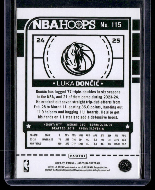 2024-25 Hoops #115 Luka Doncic