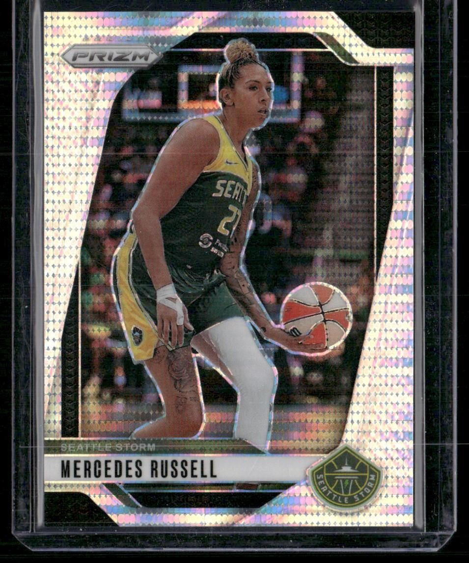 2024 Panini Prizm WNBA #109 Mercedes Russell Pulsar Prizms #/499