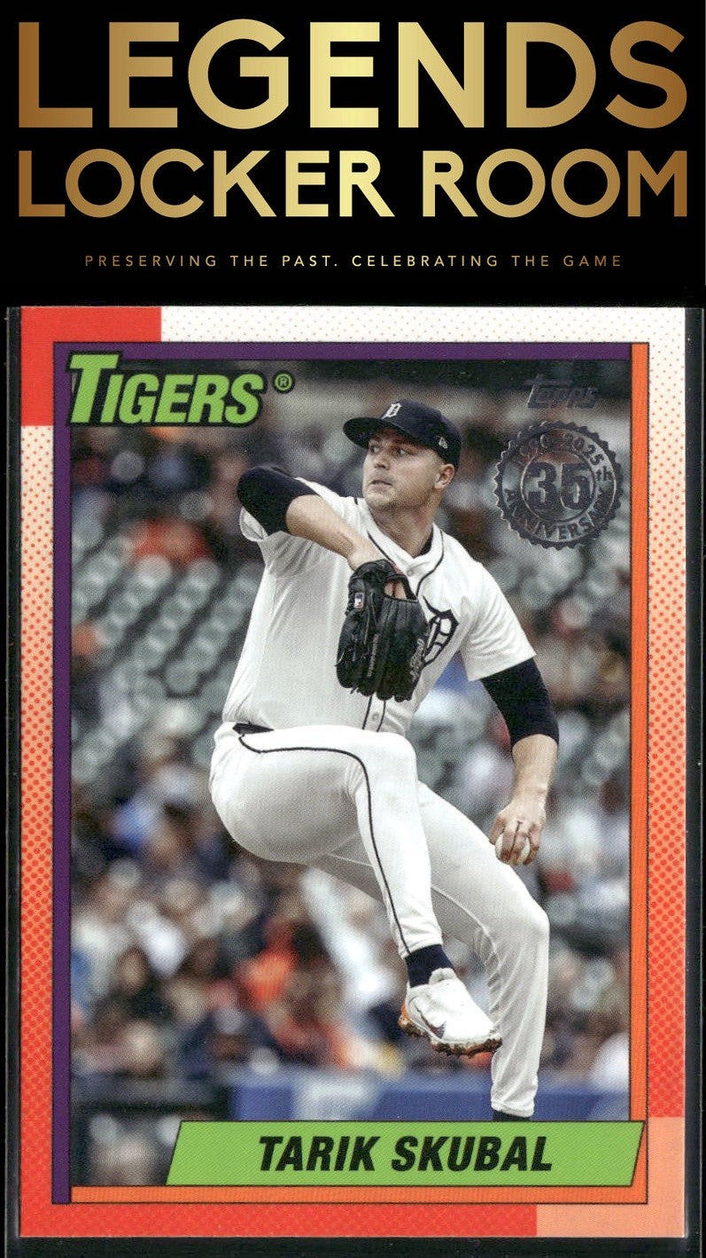 2025 Topps #90B2-39 Tarik Skubal 1990 Topps Baseball 35th Anniversary