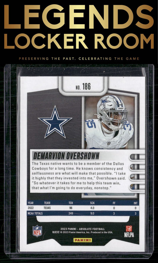 2023 Panini Absolute #186 Demarvion Overshown Retail