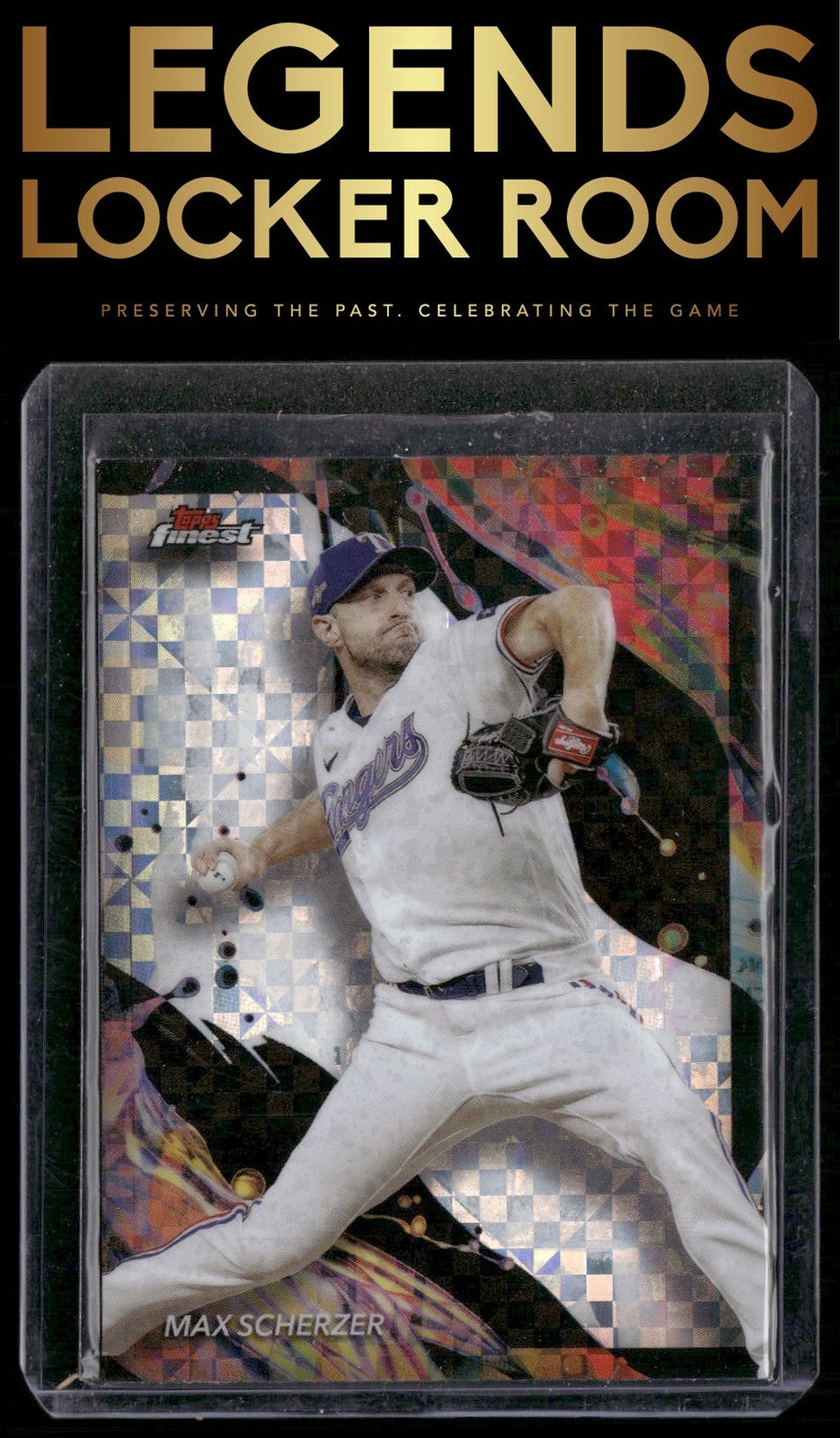 2024 Finest #129 Max Scherzer Checkerboard Refractors