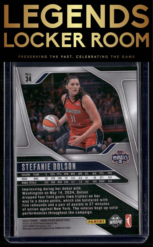 2024 Panini Prizm WNBA #34 Stefanie Dolson