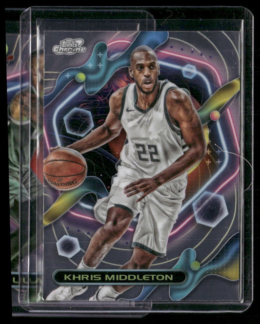 2023-24 Topps Chrome Cosmic #72 Khris Middleton