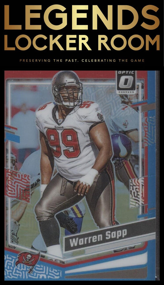 2023 Donruss Optic #187 Warren Sapp Aqua /299