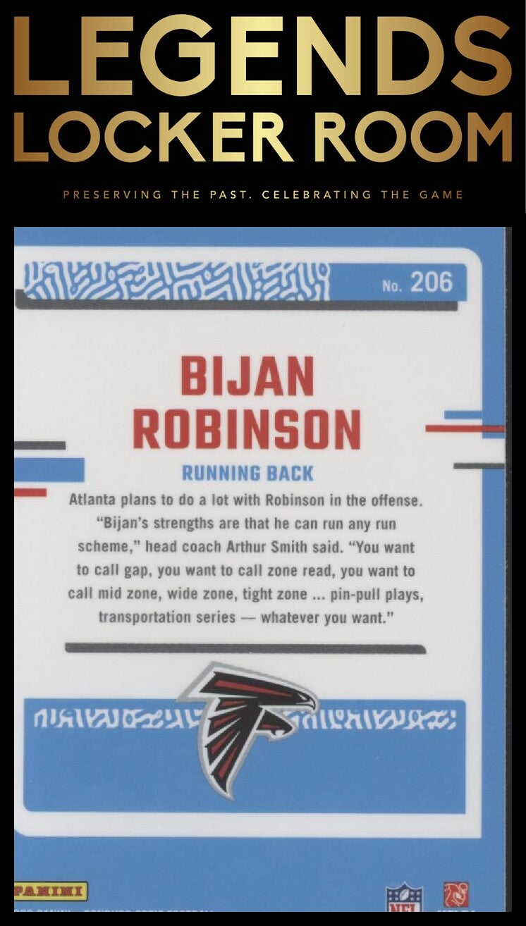 2023 Donruss Optic #206 Bijan Robinson