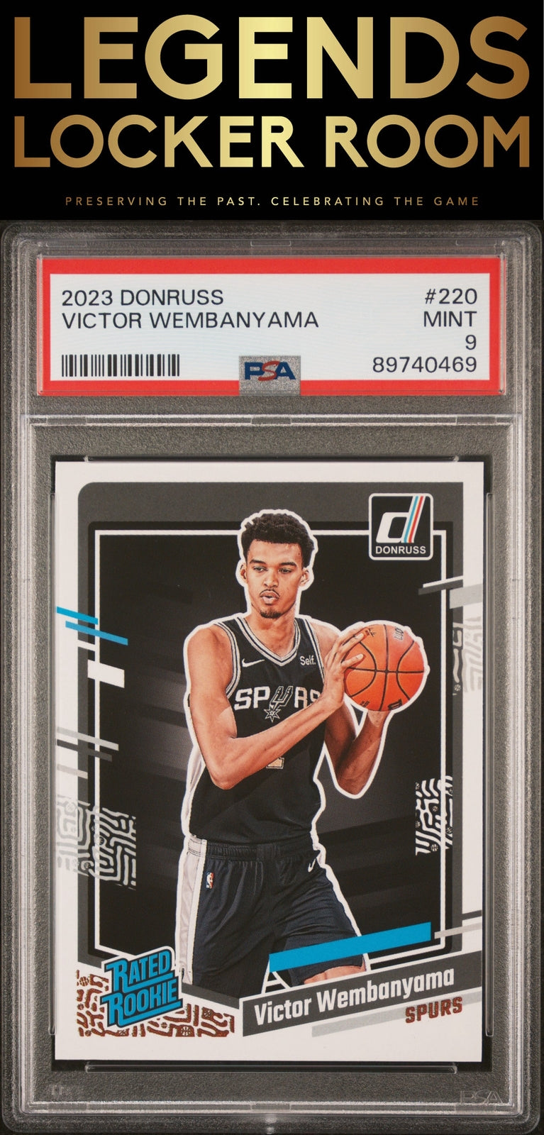 2023 Panini Donruss #220 Victor Wembanyama PSA 9