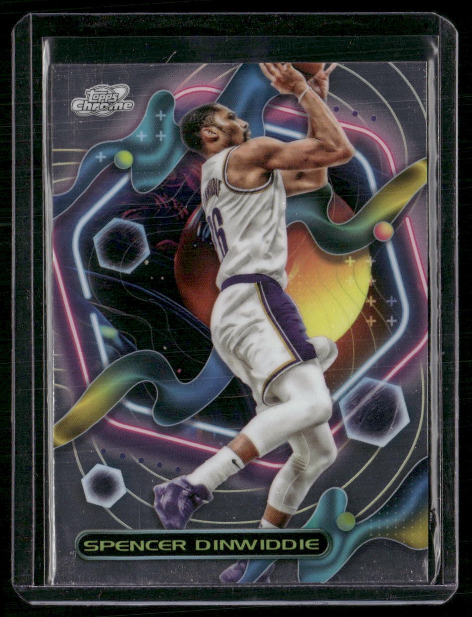 2023-24 Topps Chrome Cosmic #15 Spencer Dinwiddie