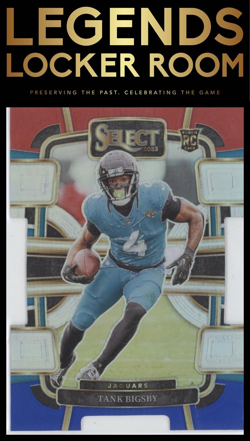 2023 Panini Select #47 Tank Bigsby Red and Blue Prizms Die Cuts