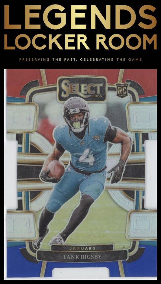 2023 Panini Select #47 Tank Bigsby Red and Blue Prizms Die Cuts