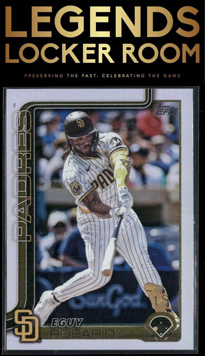 2025 Topps #624 Eguy Rosario Rainbow Foil