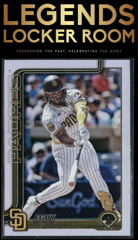 2025 Topps #624 Eguy Rosario Rainbow Foil
