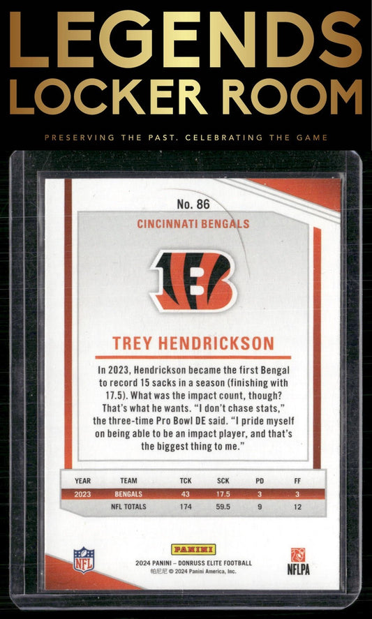 2024 Donruss Elite #86 Trey Hendrickson Razzle Dazzle