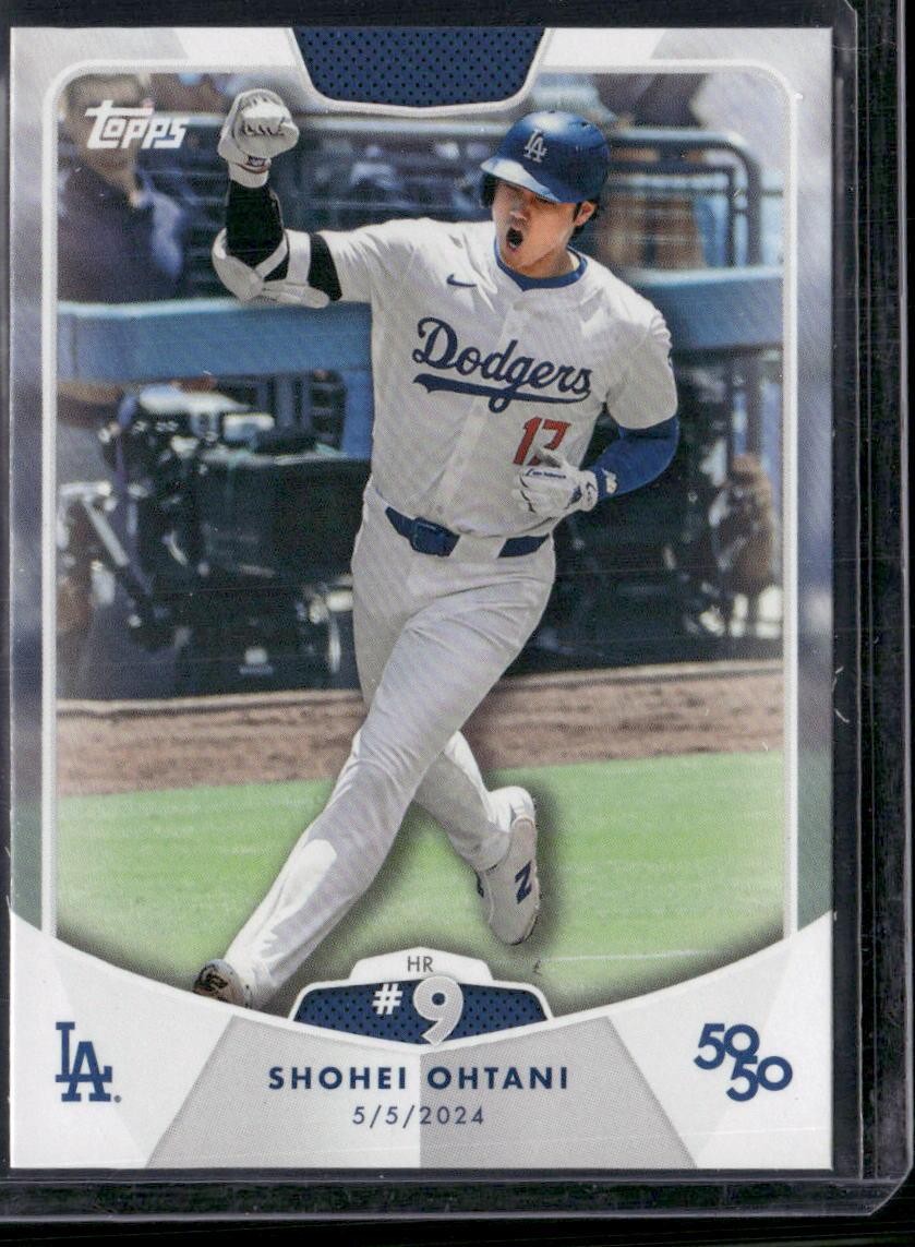2024 Topps 50/50: Shohei Ohtani #9 Shohei Ohtani HR