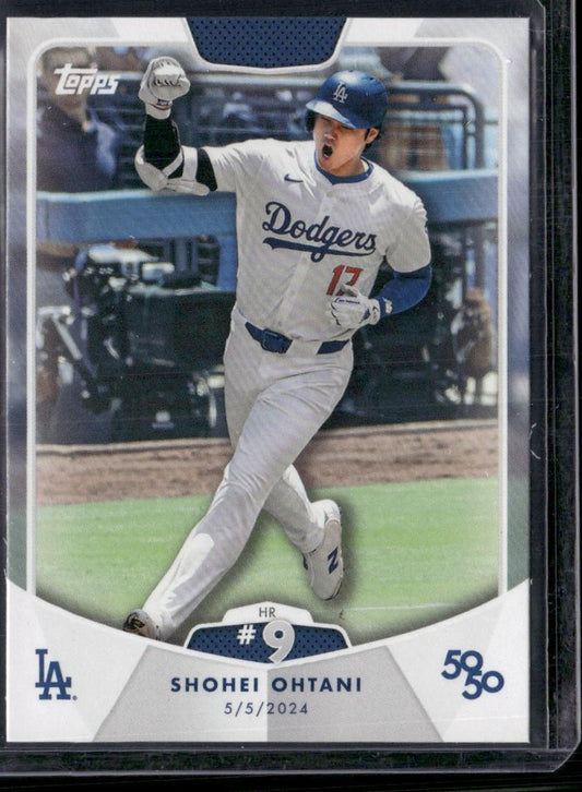2024 Topps 50/50: Shohei Ohtani #9 Shohei Ohtani HR