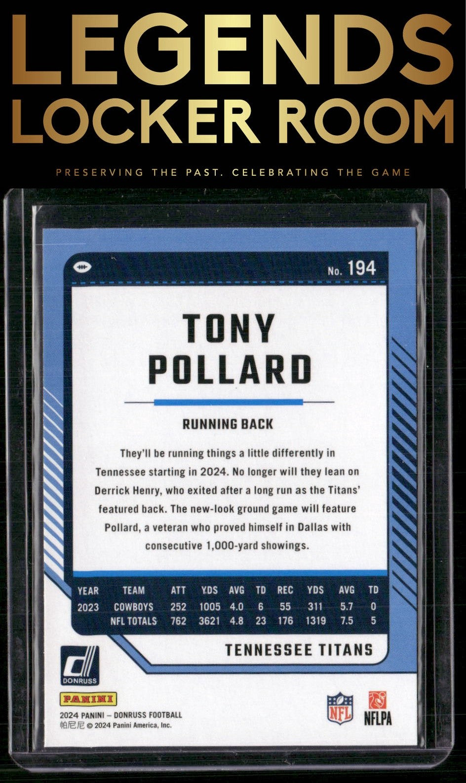 2024 Donruss #194 Tony Pollard