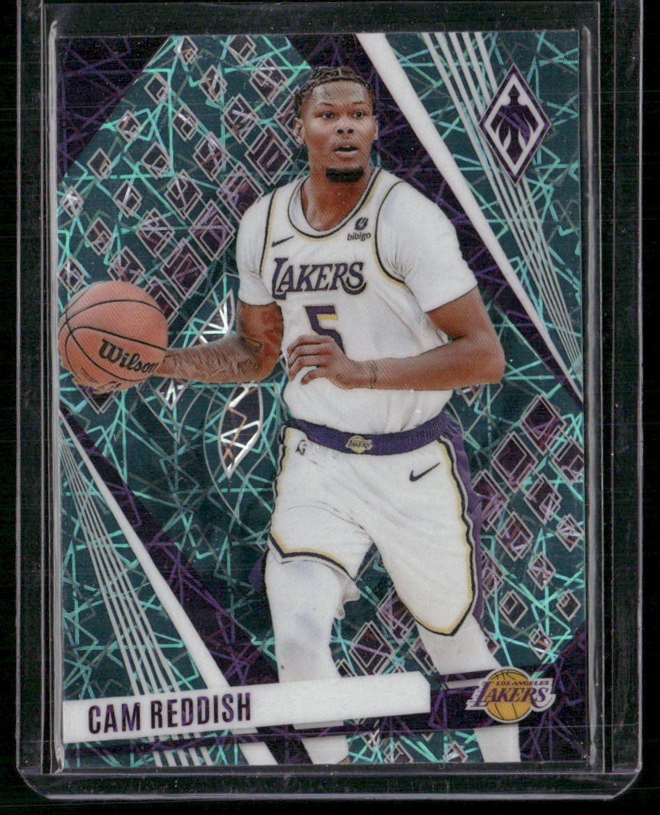 2023-24 Panini Phoenix #163 Cam Reddish Phoenix Teal Lazer