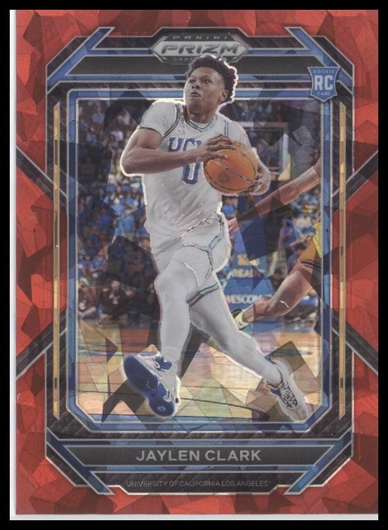 2023 Panini Prizm Draft Picks #6 Jaylen Clark Red Ice