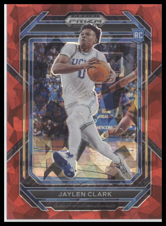 2023 Panini Prizm Draft Picks #6 Jaylen Clark Red Ice