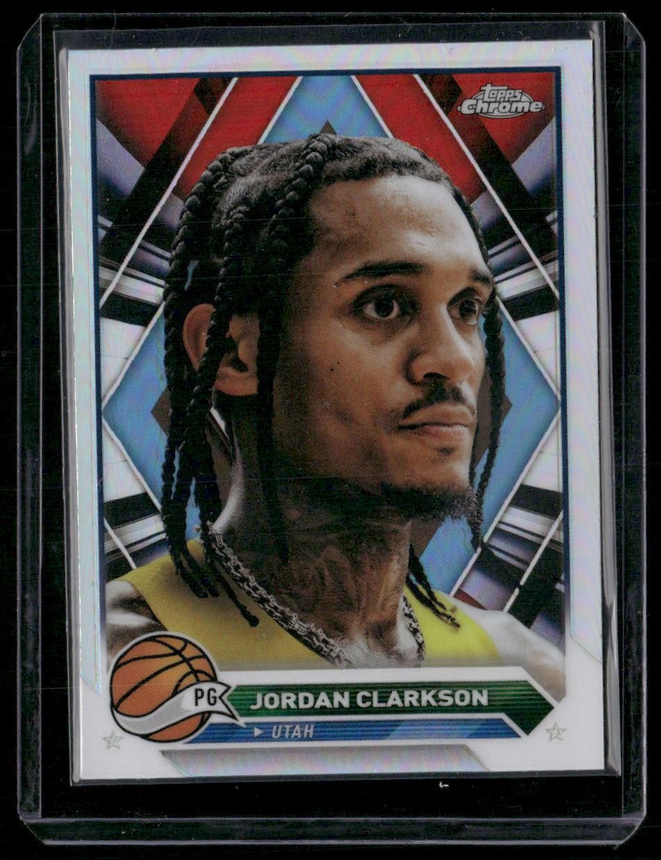 2023-24 Topps Chrome #159 Jordan Clarkson Refractors