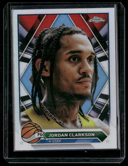 2023-24 Topps Chrome #159 Jordan Clarkson Refractors