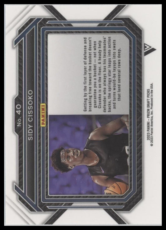 2023 Panini Prizm Draft Picks #40b Sidy Cissoko