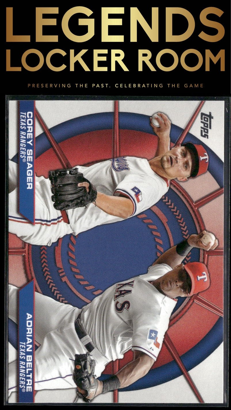 2025 Topps #DD-10 Corey Seager / Adrian Beltré Dynamic Duos