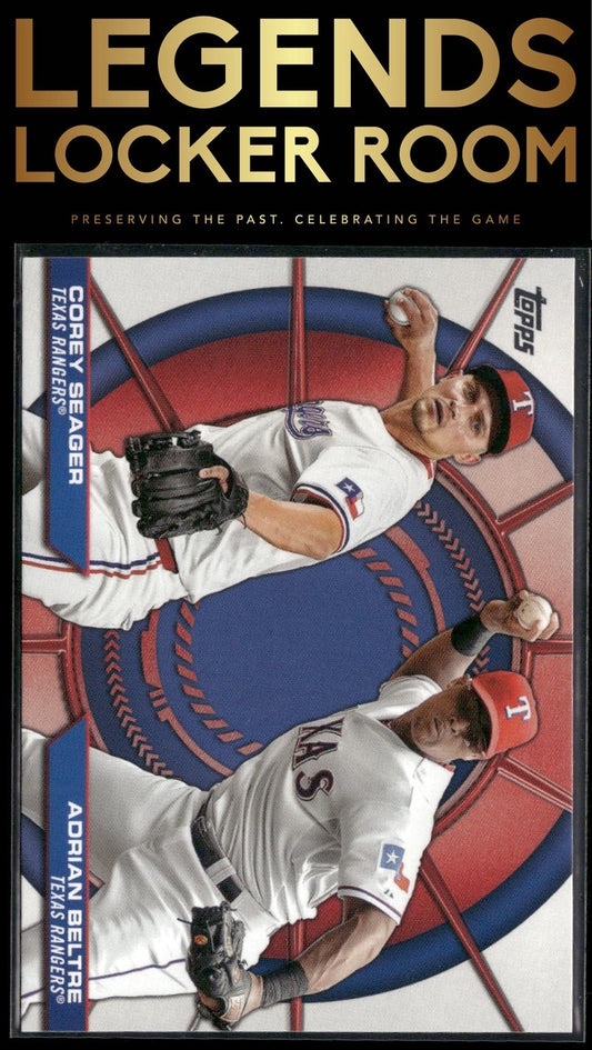 2025 Topps #DD-10 Corey Seager / Adrian Beltré Dynamic Duos