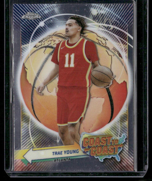 2023-24 Topps Chrome #CC-1 Trae Young Coast to Coast