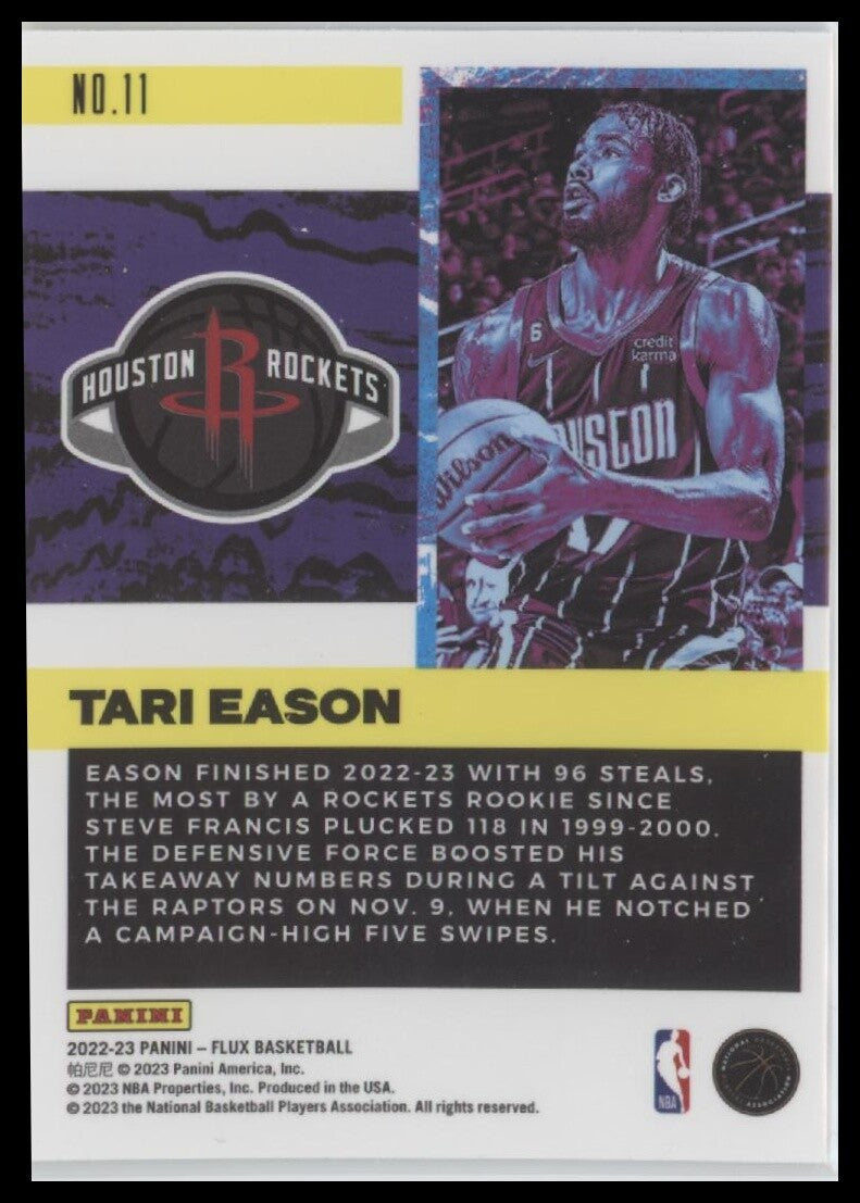 2022-23 Panini Flux #11 Tari Eason Freshman Year