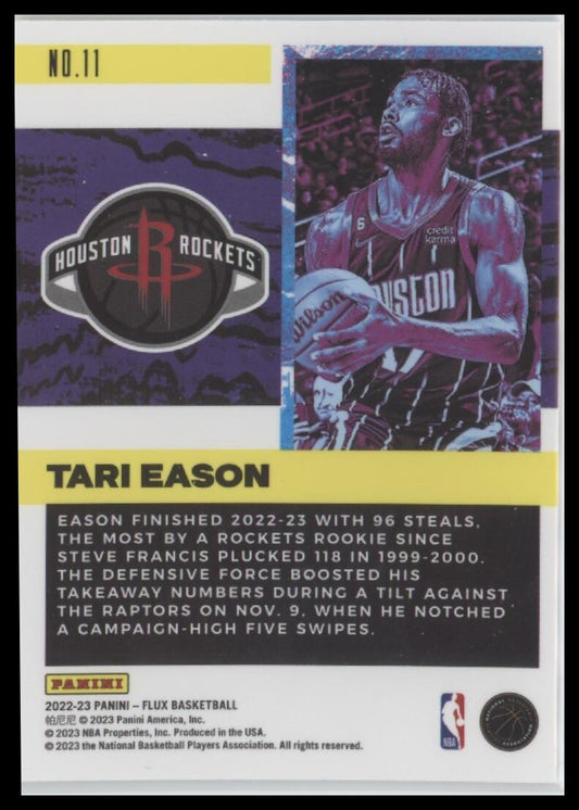 2022-23 Panini Flux #11 Tari Eason Freshman Year