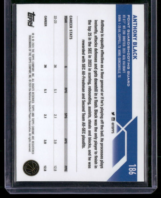 2023-24 Topps Chrome Sapphire #186 Anthony Black