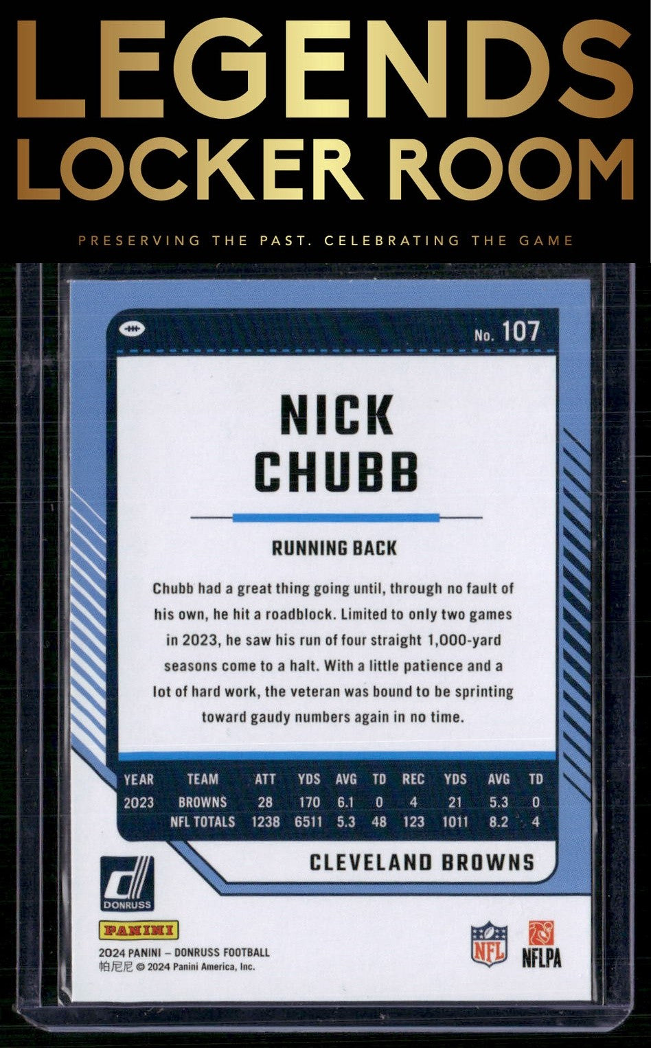 2024 Donruss #107 Nick Chubb