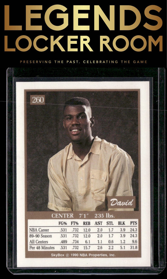 1990-91 SkyBox #260 David Robinson