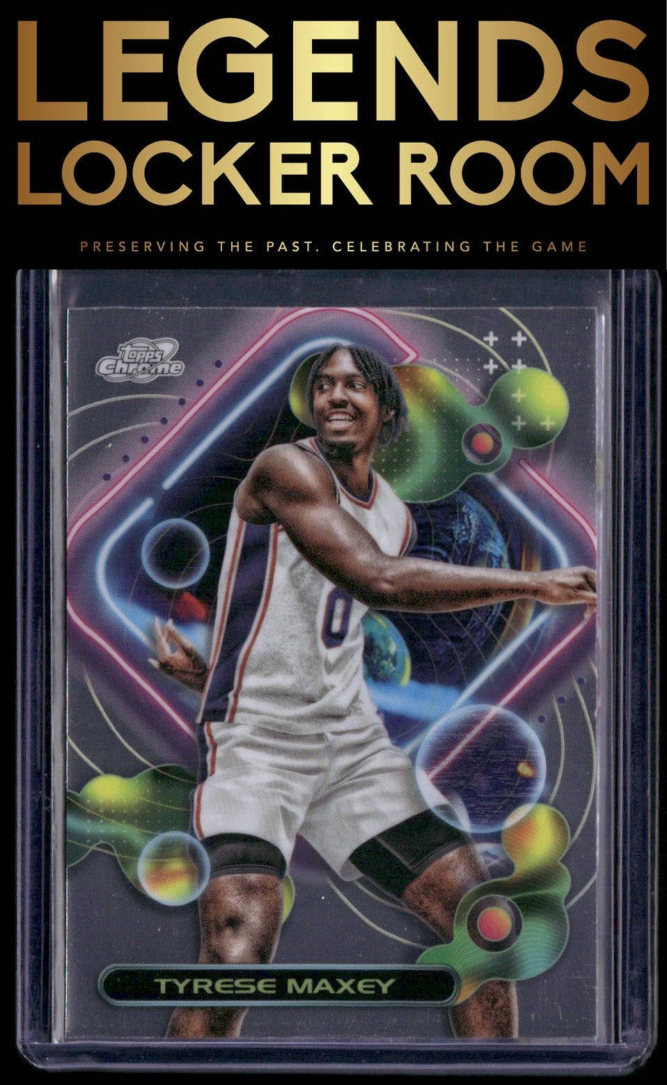 2023-24 Topps Chrome Cosmic #96 Tyrese Maxey