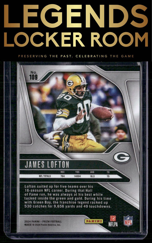 2024 Panini Prizm #109 James Lofton