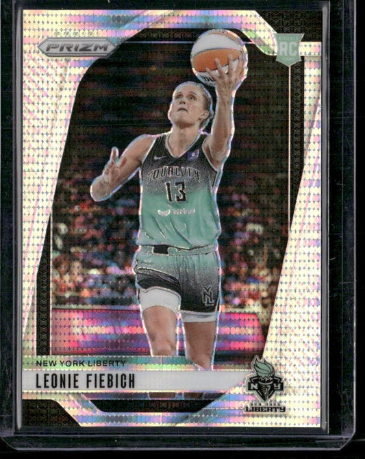 2024 Panini Prizm WNBA #30 Leonie Fiebich Pulsar Prizms #/499