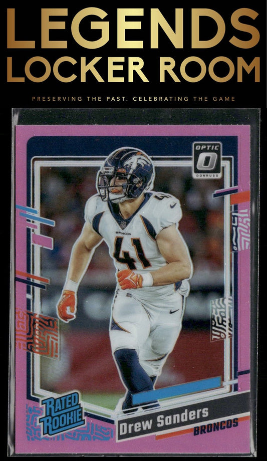 2023 Donruss Optic #230 Drew Sanders Pink