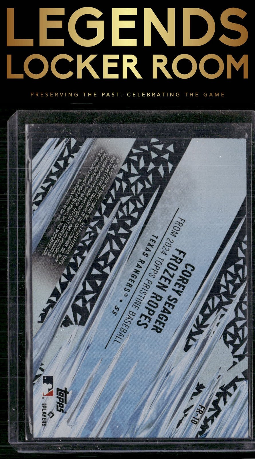 2024 Topps Pristine #FR-10 Corey Seager Frozen Ropes