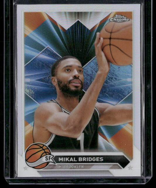 2023-24 Topps Chrome #2 Mikal Bridges Refractors