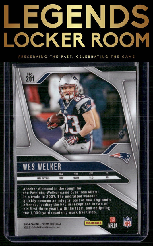 2024 Panini Prizm #201 Wes Welker