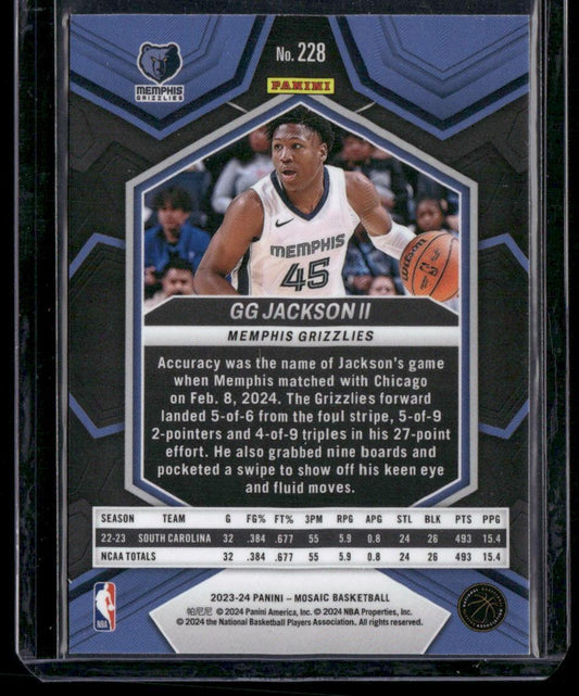 2023-24 Panini Mosaic #228 GG Jackson II