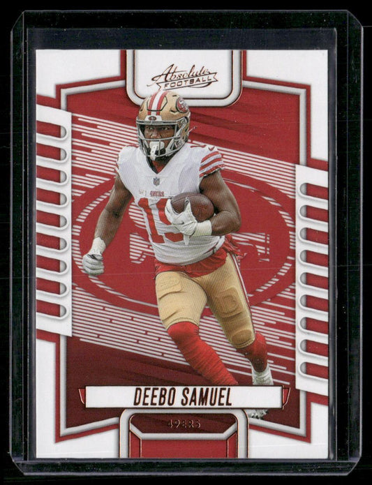 2023 Panini Absolute #68 Deebo Samuel Red