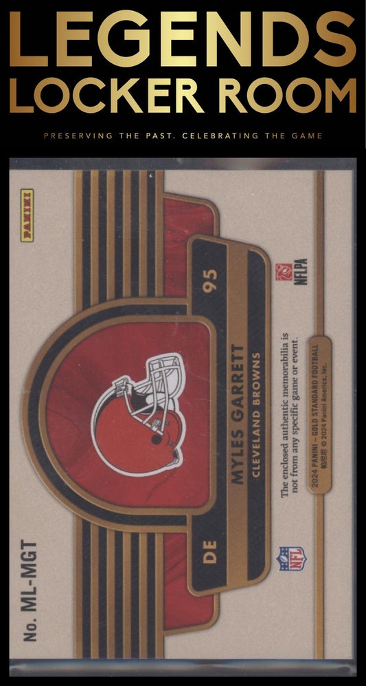 2024 Panini Gold Standard #ML-MGT Myles Garrett Mother Lode #/299