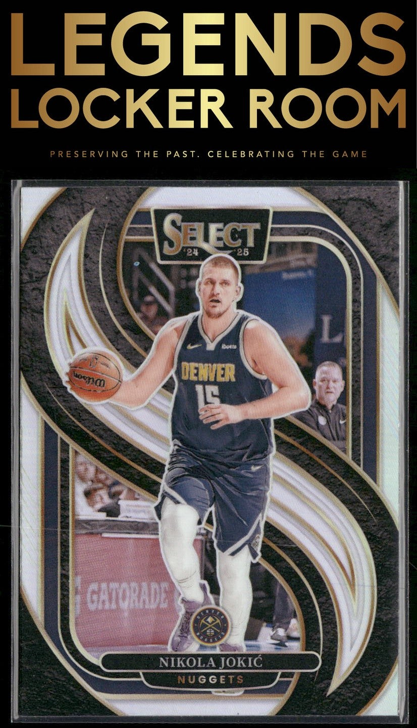 2024-25 Panini Select #140 Nikola Jokic Silver Prizm