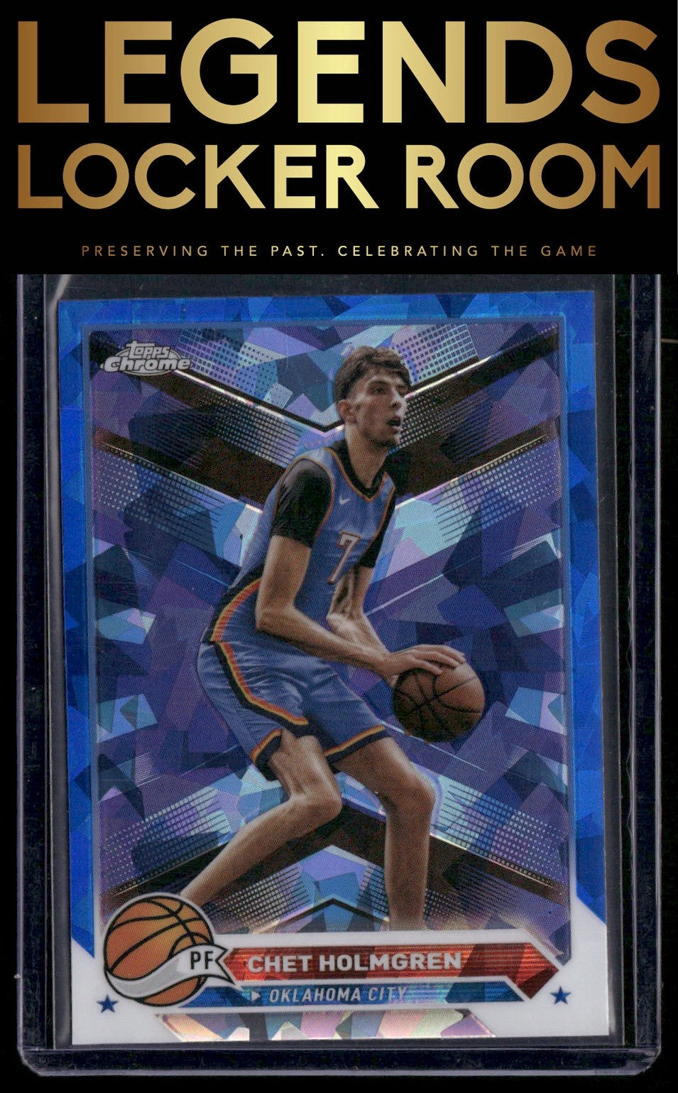 2023-24 Topps Chrome Sapphire Edition #196 Chet Holmgren