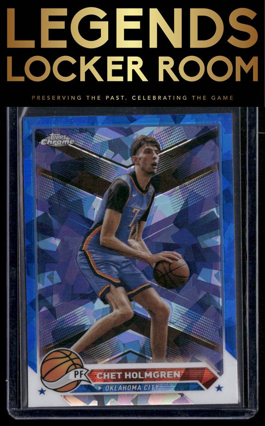 2023-24 Topps Chrome Sapphire Edition #196 Chet Holmgren