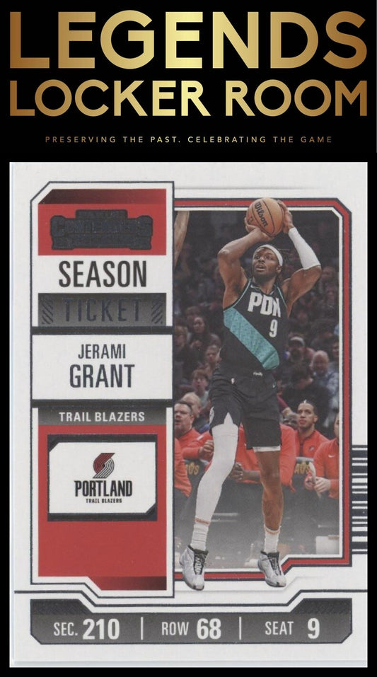 2023-24 Panini Contenders #6 Jerami Grant Game Ticket Bronze